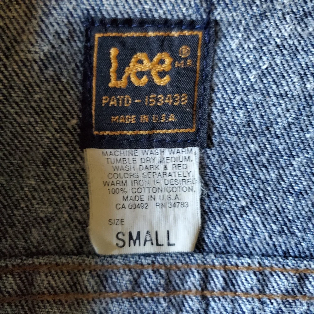 Vintage 80s Lee Riders Acid Wash Denim Trucker Jacket USA Made S